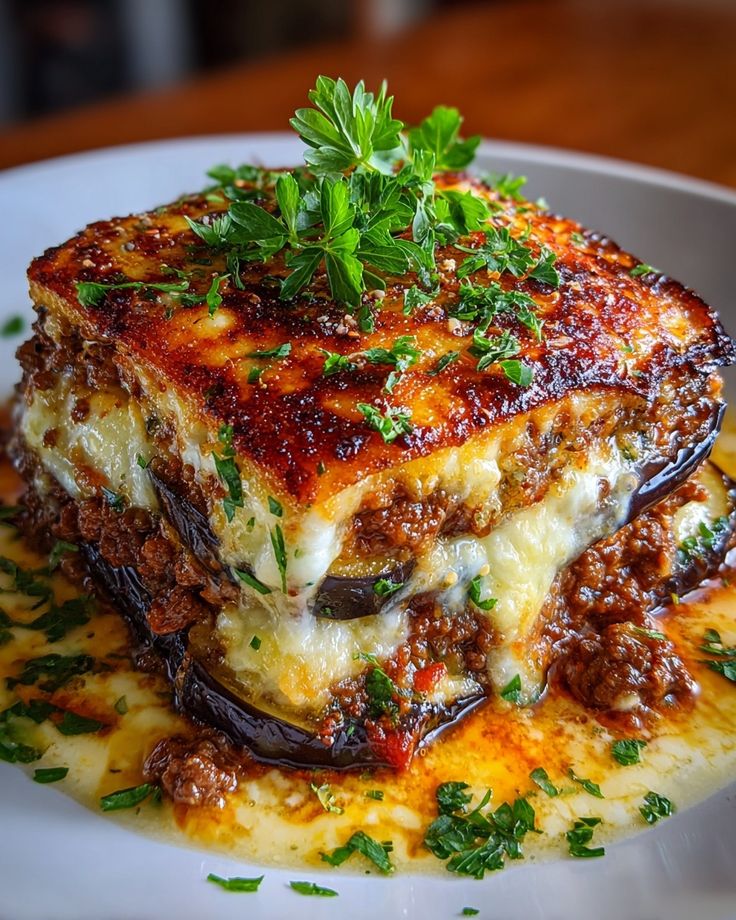 Eggplant Moussaka_. (1)